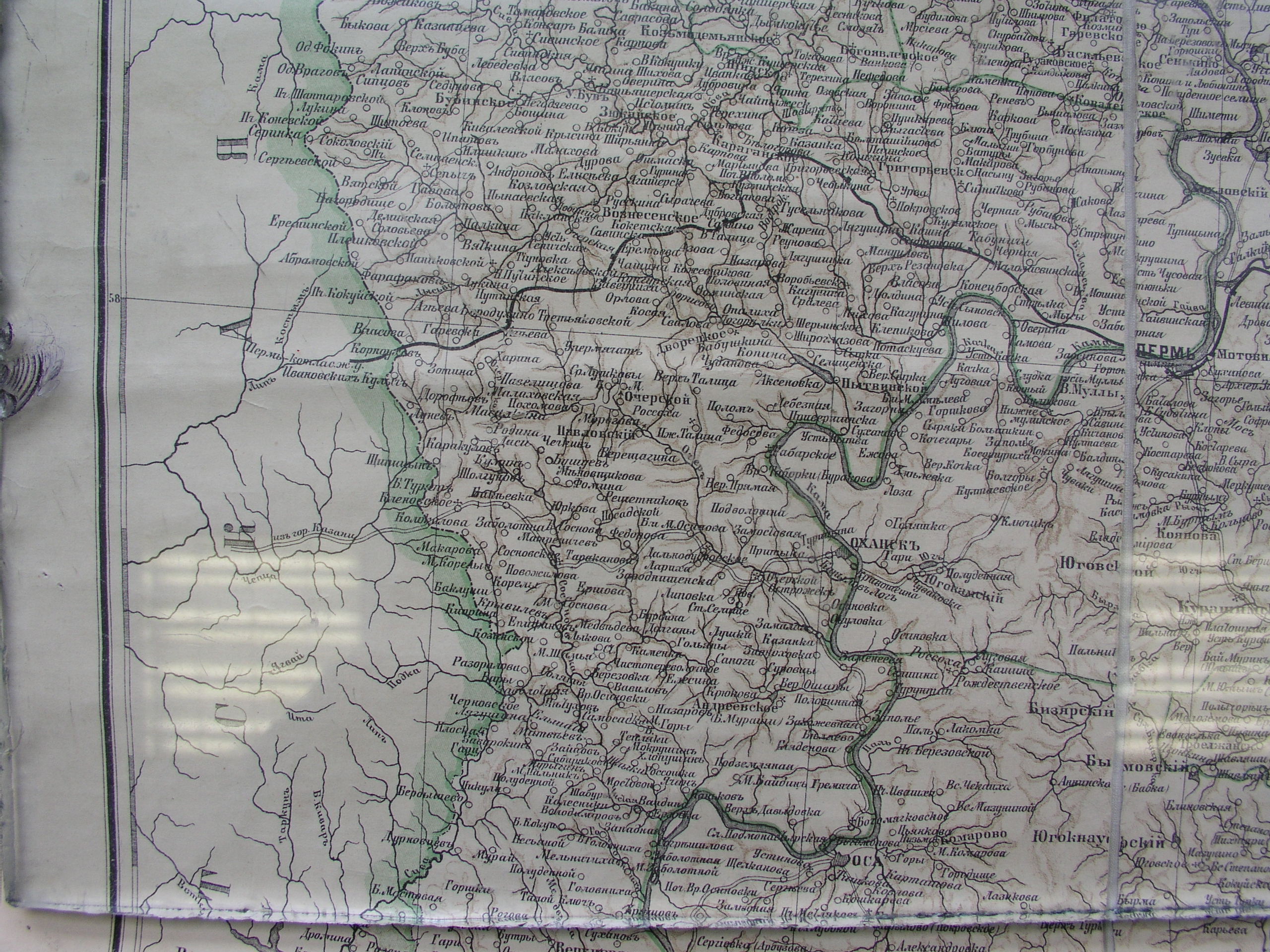 Старые карты пермского