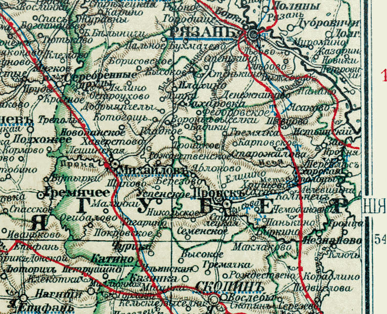 Карта касимовского района