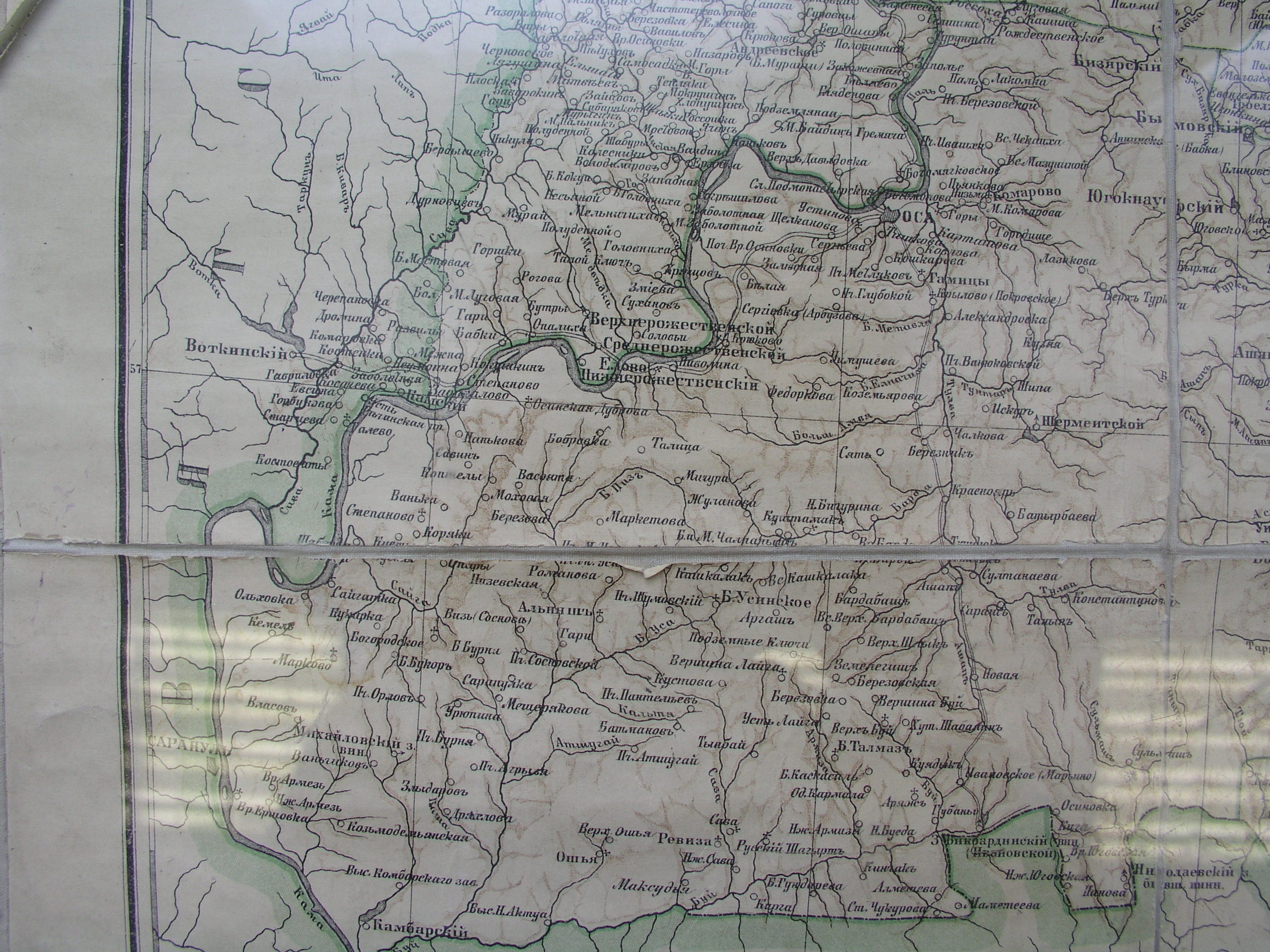 Моршанский уезд карта